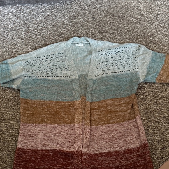 Maurices Multicolor Striped Cardigan - Picture 1 of 5
